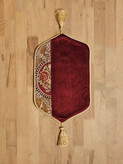 عسلی مخمل زرشکی مدل الیزه
