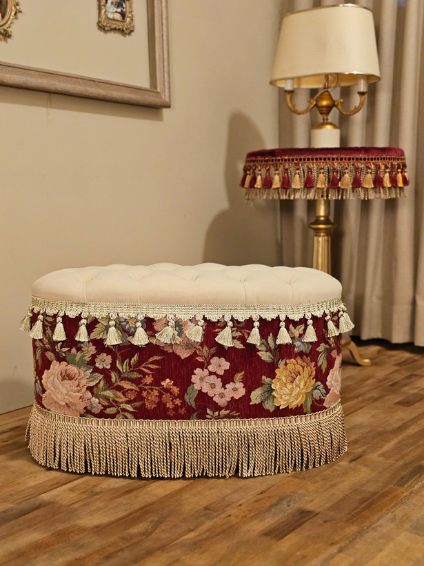پاف کوبلن مدل گلاریس زرشکی